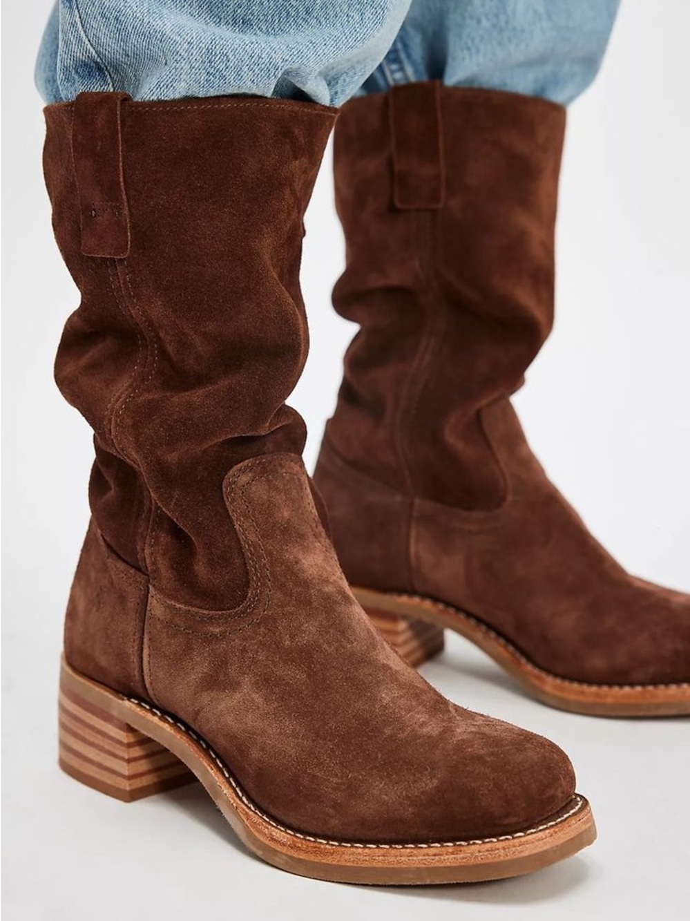 New Frye Campus 12R Riding Boots Brownie Suede